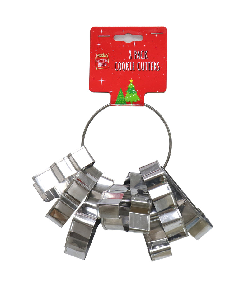 COOKIE CUTTERS 8pc ON RING