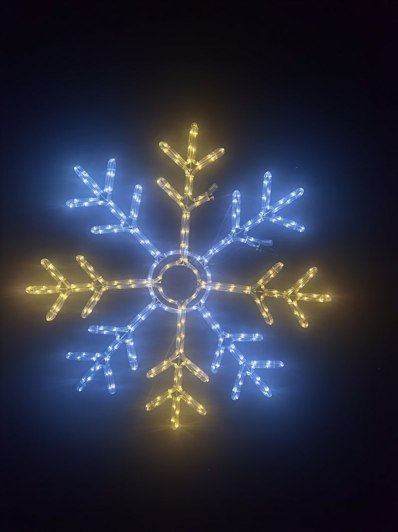 LED ROPE LIGHT SNOWFLAKE - COOL WHITE / WARM WHITE
