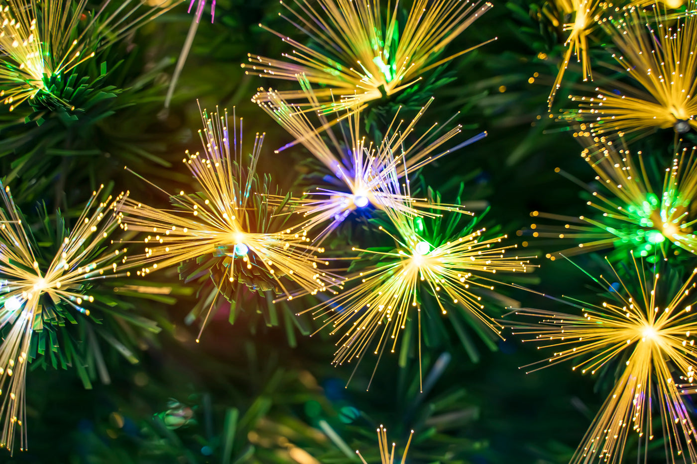 Fibre Optic Wreaths & Garlands