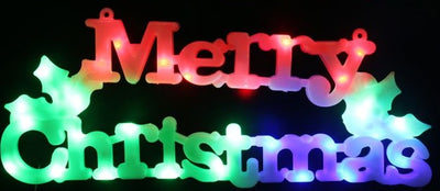 LED MERRY CHRISTMAS PLAQUE