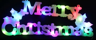 LED MERRY CHRISTMAS PLAQUE