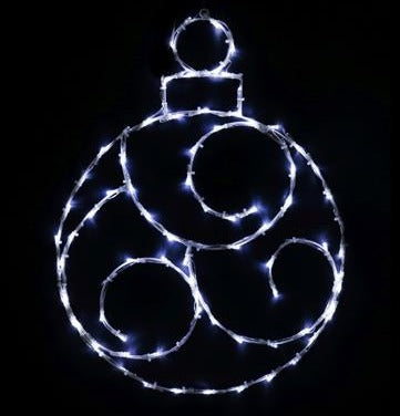60cm LED BAUBLE ORNAMENT TWINKLE