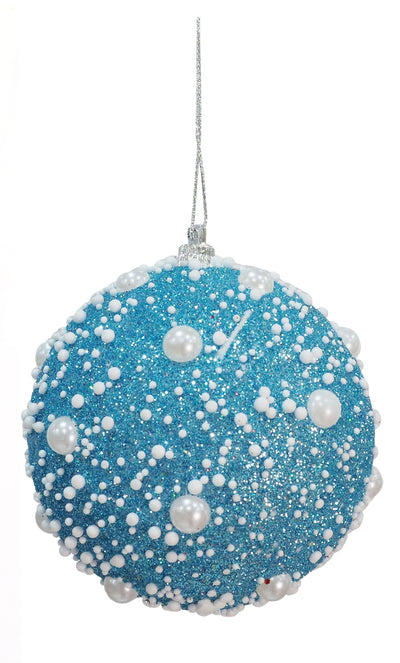 PEARL SNOW BAUBLE