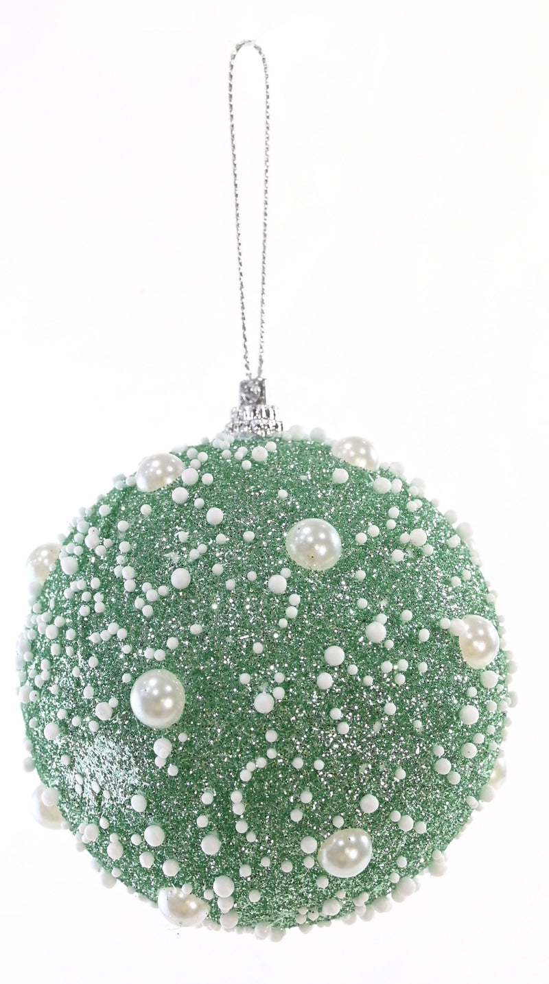 PEARL SNOW BAUBLE