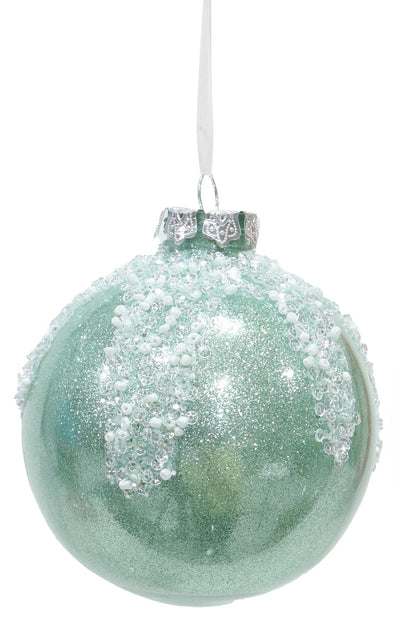 SNOWCAPPED PEARL BAUBLE