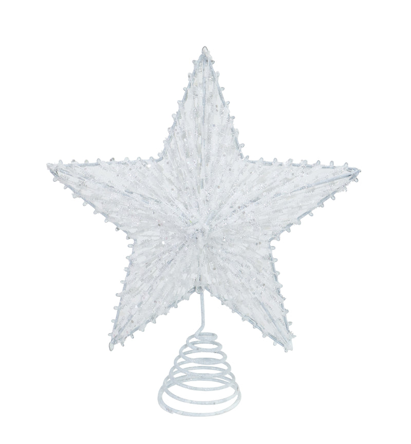 COMING SOON - WHITE SNOW STAR TREE TOPPER