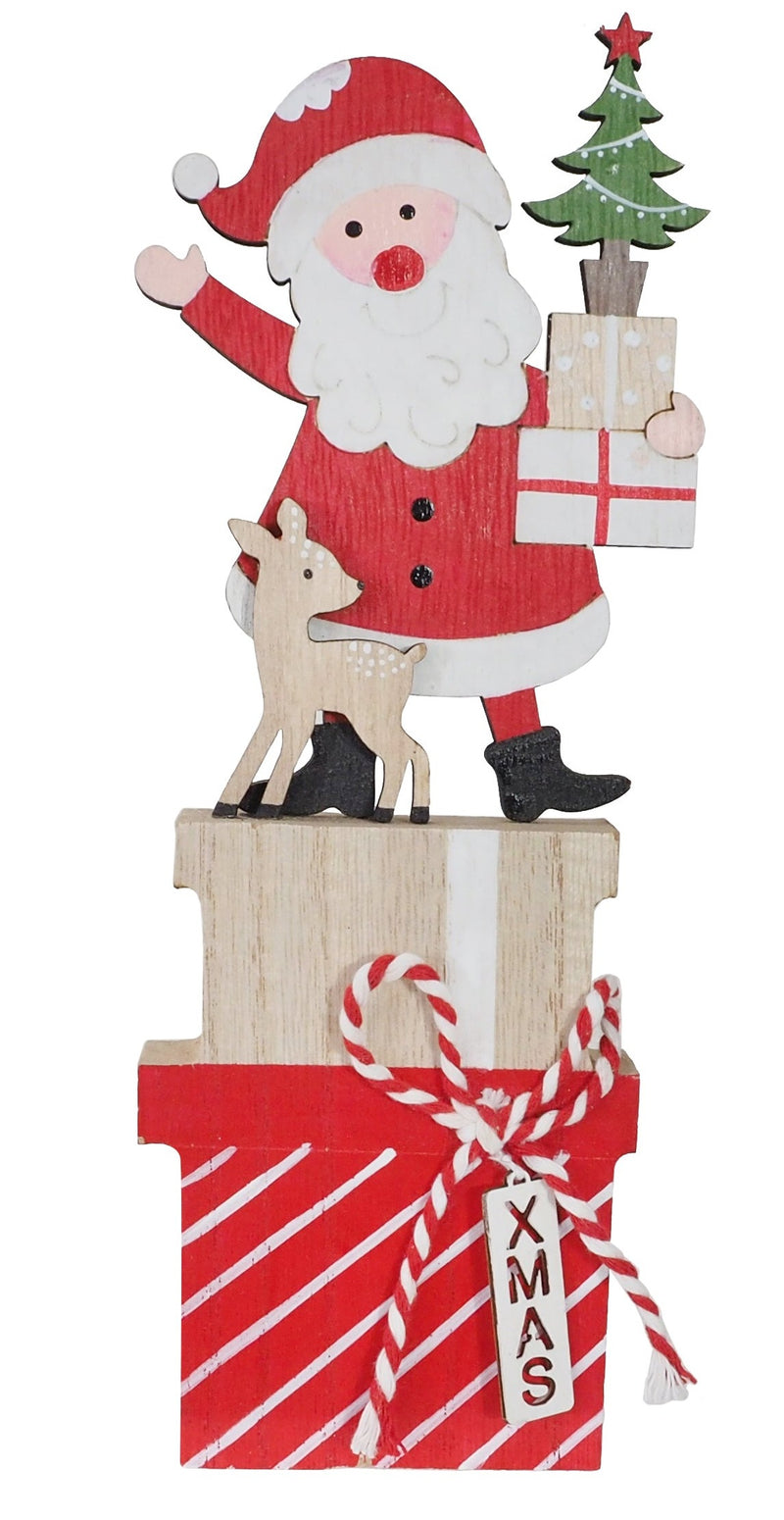Stacking Presents Character Decoration – 2D Timber Design