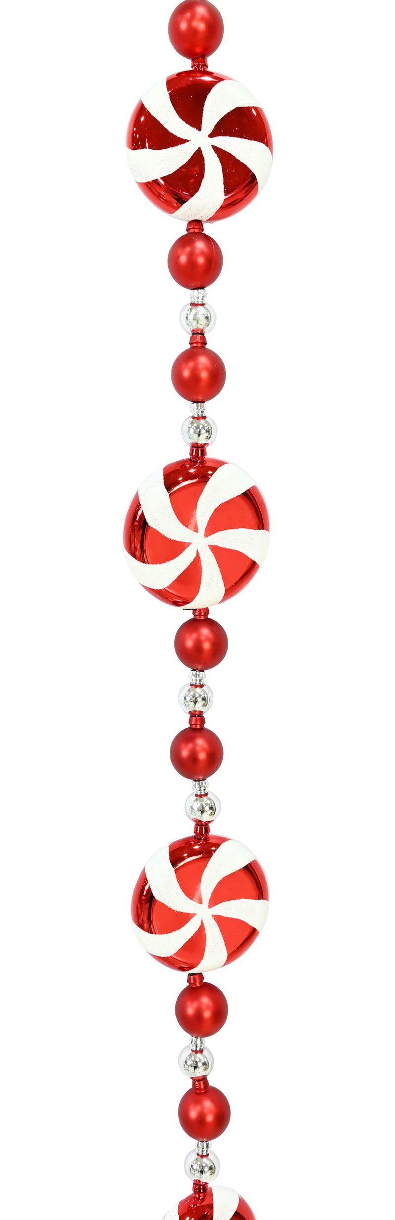 CANDY CANE LOLLIPOP BAUBLE GARLAND