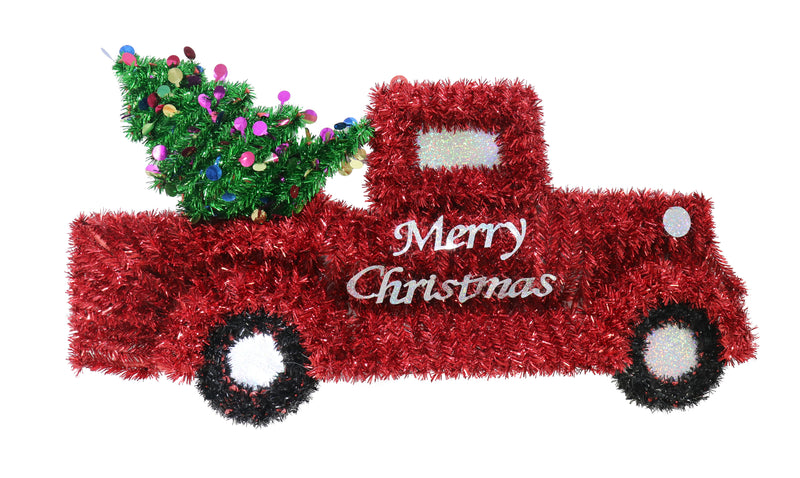 COMING SOON - TINSEL PICK UP TRUCK PLAQUE