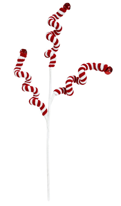 Plush Candy Cane Swirl Pick (50cm)