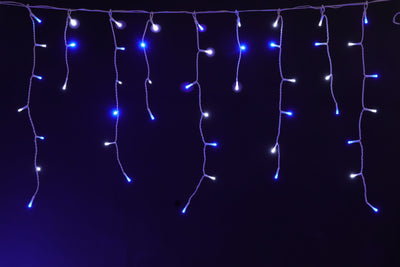LED ICICLES - COOL WHITE / BLUE