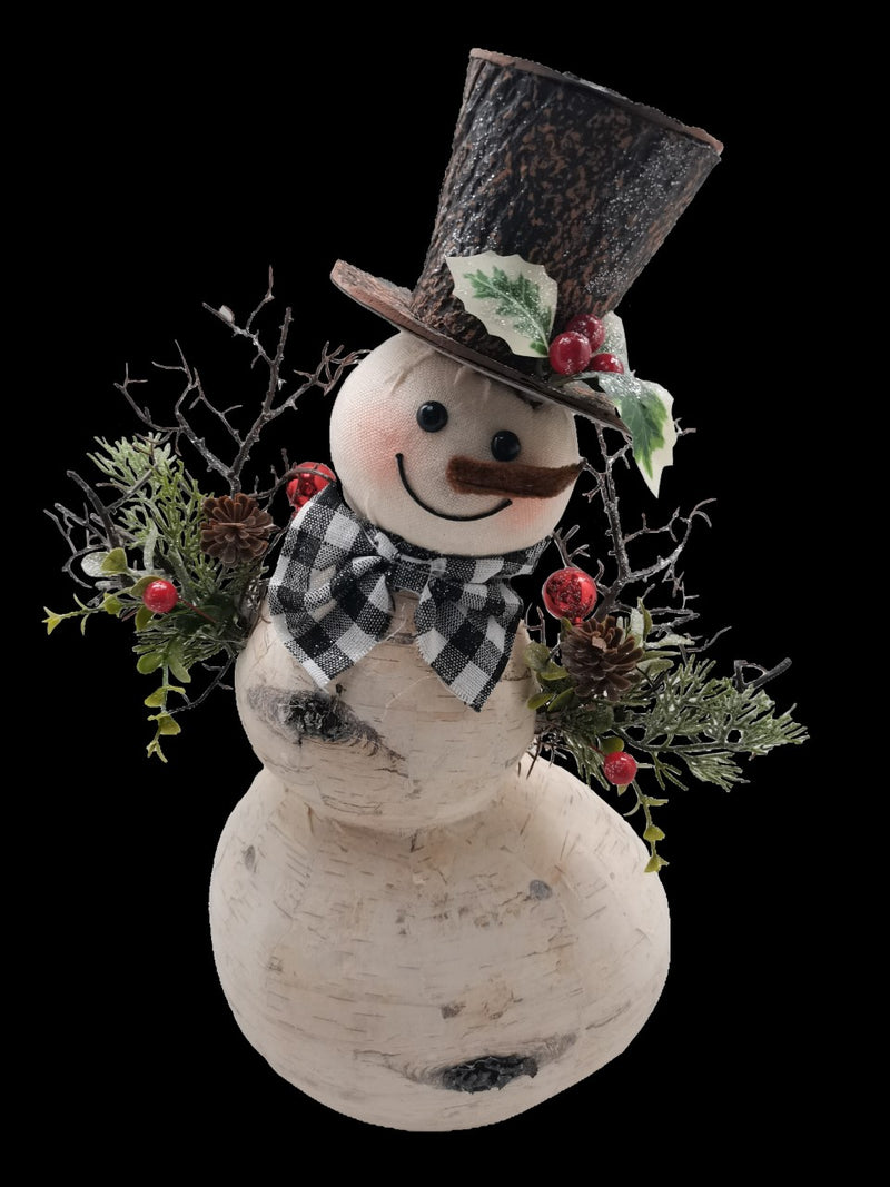 SNOWMAN w/BOW TIE