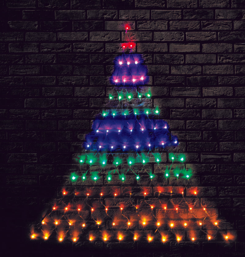 LED RAINBOW WALL NET LIGHT TREE