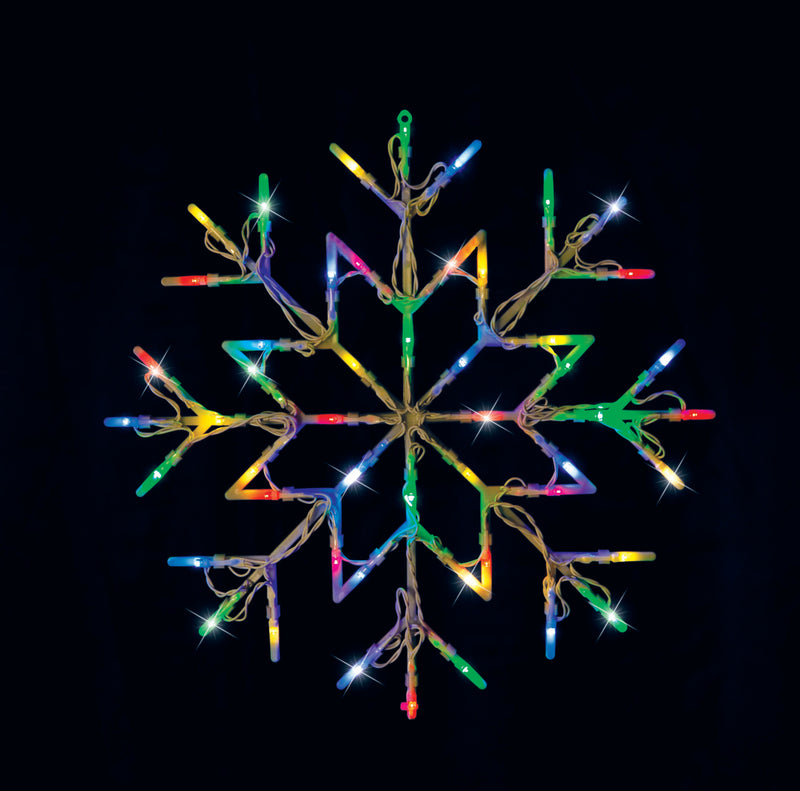 LED B/OP SNOWFLAKE SILHOUTETTE