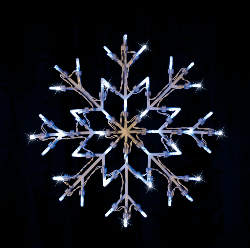 LED B/OP SNOWFLAKE SILHOUTETTE