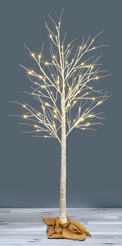 LED TWINKLE BIRCH TREE - WARM WHITE