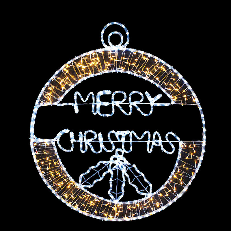 LED MERRY CHRISTMAS BAUBLE