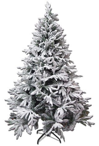 FLOCKED ARCTIC SPRUCE TREE