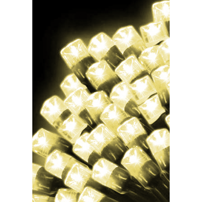 300pc WARM WHITE LED LIGHT ON TRANSPARENT WIRE