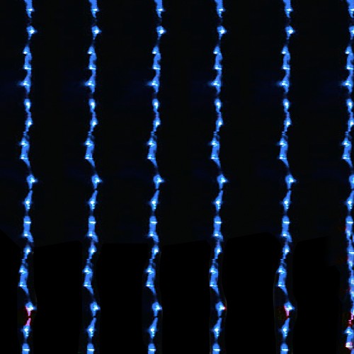 3m x 2m LED WATERFALL - BLUE