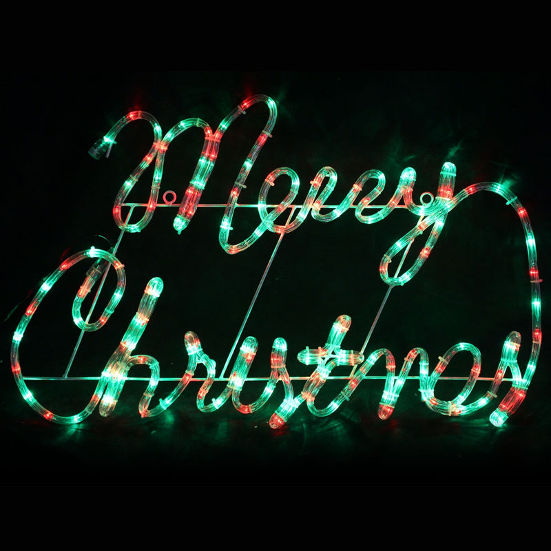 COMING SOON - SOLAR LED ROPE LIGHT MERRY CHRISTMAS SIGN