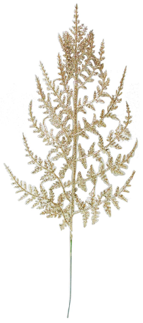 COMING SOON - 47CM LACE FERN - CHAMPAGNE