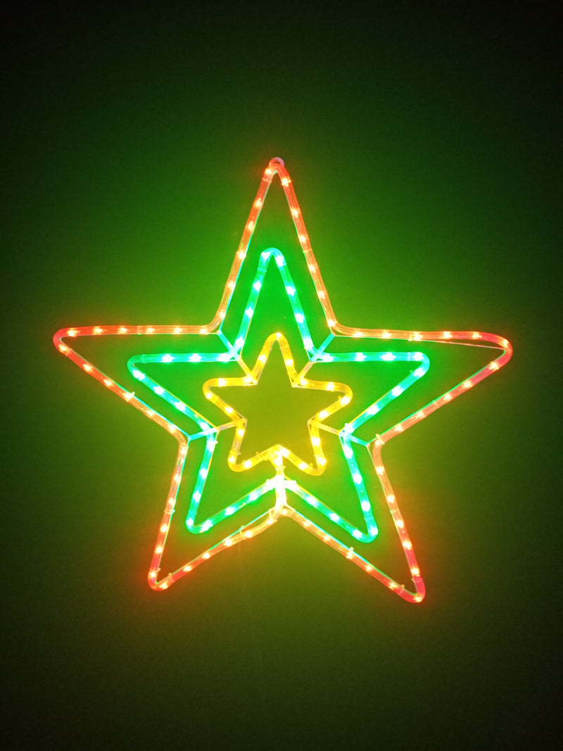 3 LAYER LED ROPE LIGHT STAR