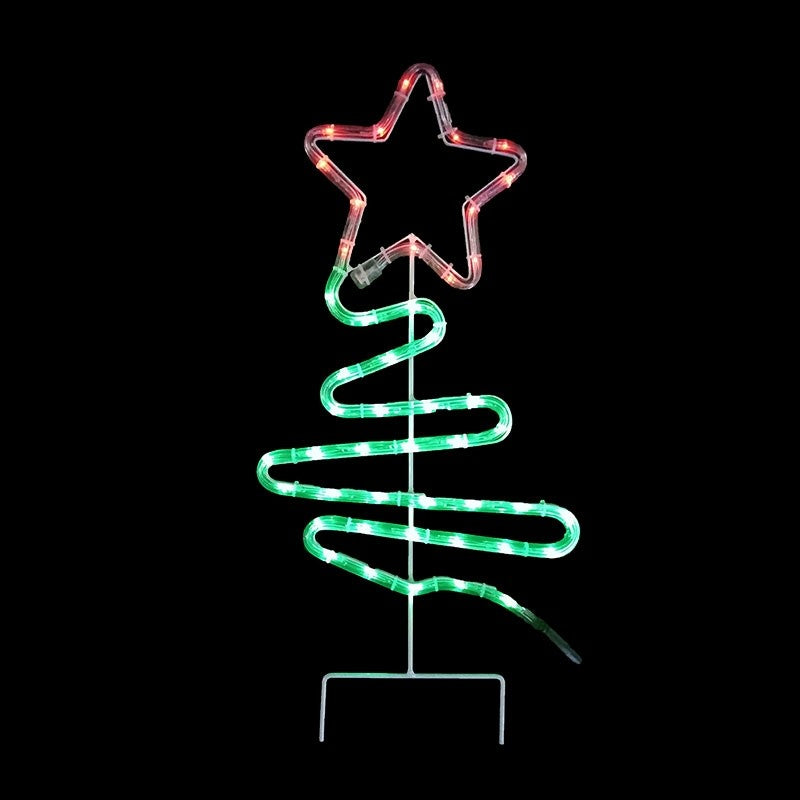 SOLAR LED ROPE LIGHT TREE