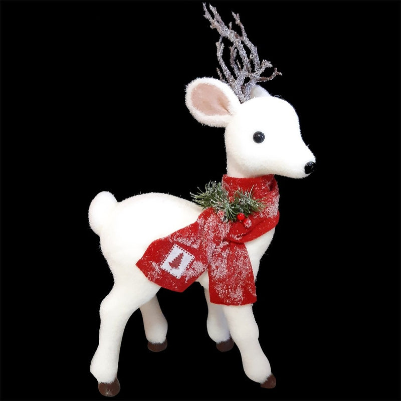 49cm REINDEER WITH SCARF