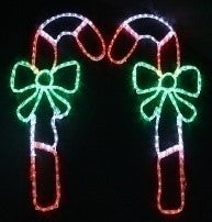LED ROPE LIGHT CANDY CANES