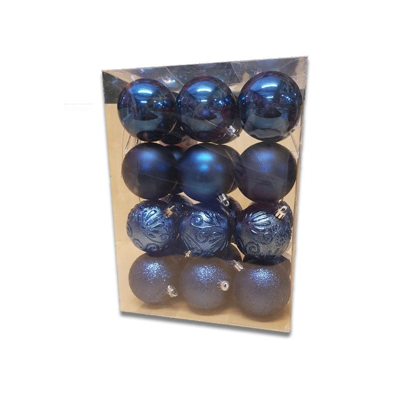 70mm X 24pc BAUBLE BARREL - MIDNIGHT BLUE