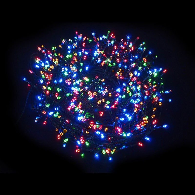 1000pc SOLAR FAIRY LIGHTS MULTICOLOUR