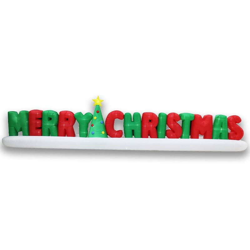 6m INFLATABLE MERRY CHRISTMAS SIGN